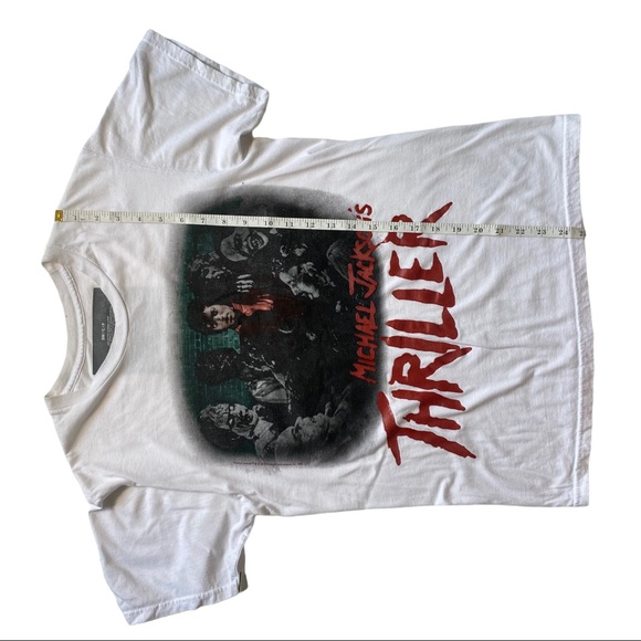 Michael Jackson Thriller Vintage Graphic Tee Shirt size Small - Picture 8 of 10